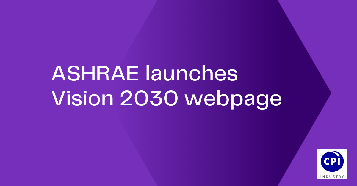 ASHRAE launches Vision 2030 webpage
