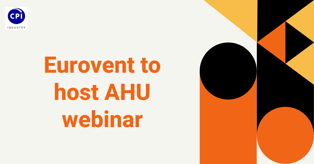 Eurovent to host AHU webinar