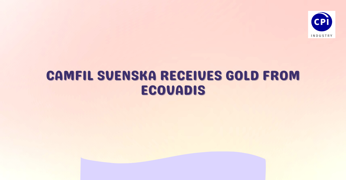 Camfil Svenska receives Gold from EcoVadis