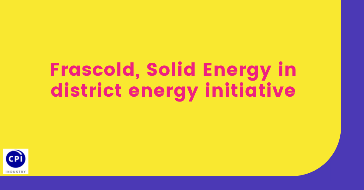 Frascold, Solid Energy in district energy initiative