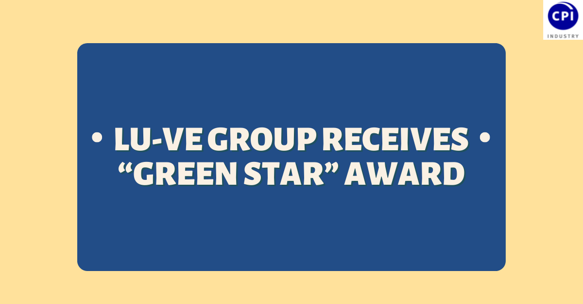 LU-VE Group receives “Green Star” award